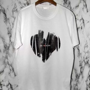 Designer Luxury Laurents Classic SLP Love Small Red Dot Printed Men's and Women's High Street Trend Brand Shirts