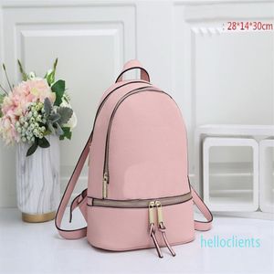 高品質のピンクデザイナーバッグレザーミニ女性バッグ子供学校バックバックパック有名なファッションスプリングパームレディバッグ旅行b293d