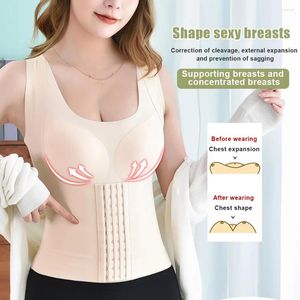 Belts Women Shapewear Padded Tummy Control Tank Top Corset Slimming Camisole Sheath Body Shaper Bra Posture Corrector Compression Vest