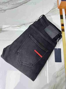Męski projektant dżinsów 2023 Nowe jesień i zimowe dżinsy wygodne bawełniane bawełniane spodni ołówkowe luksusowe marka Top SG9W YQE9