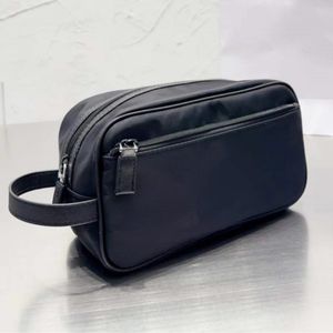 Mens makeup bag designer cosmetic bag Black Nylon Small toiletry bag travel make up handbag wash pouch fashion purse TOP 2024