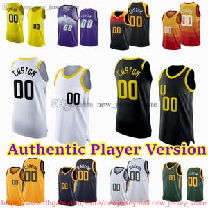 23 Lauri Markkanen Jersey Jogador Personalizado Versão 16 Simone Fontecchio Basquete Autêntico Costurado Jerseys Collin Sexton Walker Kessler John Collins Kelly Olynyk