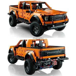 Action Toy Figures 1379pcs Ford Raptors F-150 Pickup Truck Racing Car MOC 42126 Technical Building Block Model Vehicle Bricks Toys For Kids Gifts