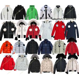 Gooses Canadian Puffer Jackets Men Designer PRAWDZIWY Outdoor Wyndham and Scissors Onyterwear Obior Fourrure Manteau Down Płaszcz Hiver Parkha Doudoune D88