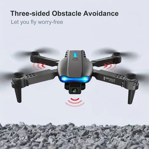 E99 Drone With HD Camera, WiFi FPV HD Dual Foldable RC Quadcopter Altitude Hold, Remote Control Toys For Beginners Teenager Stuff Men's Gifts