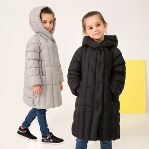 Down Coat 2024 Children Winter Duck Girls Thickening Warm Jackets Boys Long Hooded Outerwear Coats Kids Jacket