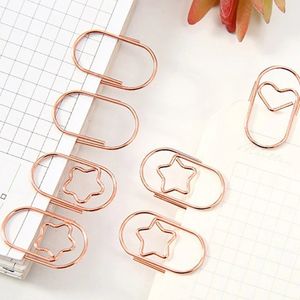 30 PCS Defteri Bookmark Binder Paperclips Aksesuarlar Paper Klipler Bağlama Malzemeleri Öğrenci Ofisi Sabit 240119