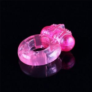 Anello del pene vibratore in silicone anello vibrante del pene anelli del pene giocattoli adulti del sesso per uomo donna relax527