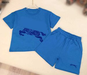Moda Çocuk Trailtsuits Logo Baskı Kısa Kollu Takım Boyut 90-160 Bebek Giysileri Çok Renkli İsteğe Bağlı Erkek Tişörtler ve Şort Jan20