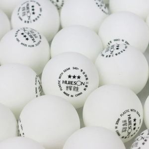 Huieson 50 100pcslot 3 Star ABS Plastic Table Tennis Balls 40 28g Environmental PingPong for Adults Match Training 240122
