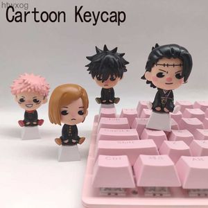 Tangentbord Personlig design PBT -tangentknappar för mekaniska tangentbordskåpor Speldekoration Tillbehör Anpassade anime DIY Key Cap Cherry MX YQ240123