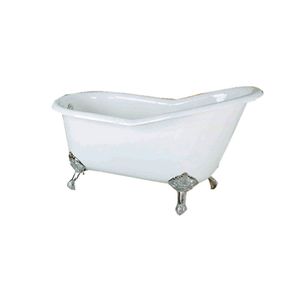 Cast iron bathtub household small unit bathroom fixtures