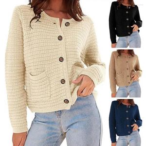 Frauen Blusen Koreanische Mode Pullover Strickjacke Weiß Schwarz Gestrickte Frauen 2024 Winter Kurze einreiher Langarm Tops Fem