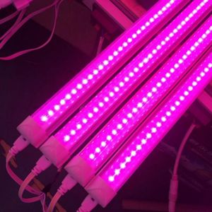 Gratis fartyg 10st 1 Lot Bar 0,6 m 0,9 m 1,2 m LED Grow Strip Lights T8 Tube T5 för vegetativ