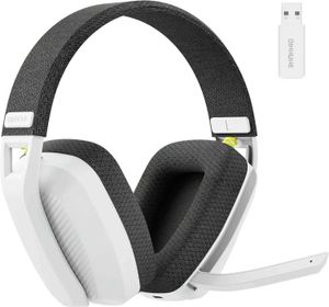 Headset Binnune 2.4 GHz trådlöst spelhuvud med ENC -brusavbrytande mikrofon för PS4 PS5 PC Mac Bluetooth -hörlurar Gamer -headset J240123