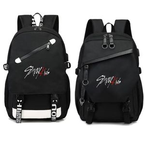 Sacos novo designer stray crianças impresso usb frente zíper mochila das mulheres dos homens sacos de livro escolar portátil mochila feminina menino meninas