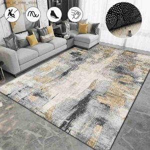 Carpet Nordic Carpet Living Room Ink Splash Abstract Area Rug Large Bedroom Decoration Home Rugs Washable Entryway Doormat Bath Mat Q240123