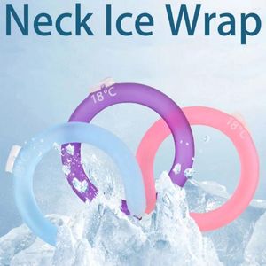 Bandanas Tube Neck Cooler Cooling Ring Maker für Fitness Sommer Outdoor wiederverwendbare Wrap Gel Pack Relief