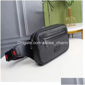 2023 Taille Taschen Männer Frauen Leder Sport Runner Fanny Pack Bauch Bum Bag Fitness Laufgürtel Jogging Beutel Back Grid 51888 Drop Deli Dhdwh