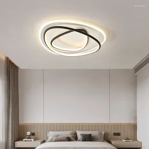 Taklampor vardagsrumslampa modern enkel atmosfär designer sovrum huvud 2024 hushåll minimalistisk hall