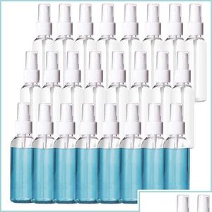 Car Cleaning Tools 24 Pack 2Oz Plastic Clear Spray Bottles Refillable 60Ml Fine Mist Sprayer For Essential Oils Travel Drop Delivery A Dhqdb
