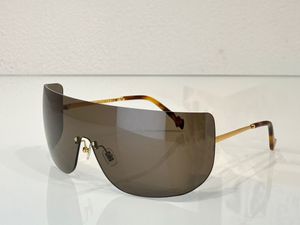 Modische Sonnenbrille für Männer und Frauen, 18 Jahre, Retro-Brillen, Designer, Outdoor, Strand-Stil, CR39-Schutzbrille, Anti-Ultraviolett, leichtes Brett, Metallbeine, rahmenlos, zufällige Box