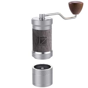 1ZPRESSO Je plus Manuelle Kaffeemühle, Aluminiumgrat, Edelstahl, verstellbare Bohnenmühle, Mini-Fräsen, 35 g, 210609268d