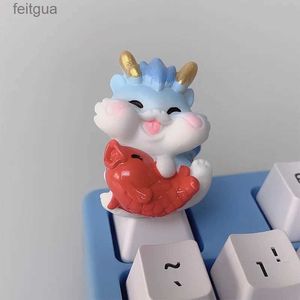 キーボードキーボードMifuny Cute Dragon Keycaps DIYキーボードキャップOEMプロフィール漫画職人アニメキーキャップメカニカルキーボードギフトYQ240123