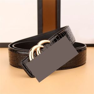 Fashion women belts casual mens designer belt metal animal pattern buckle leather cintura classic letter waistbands party gift balck brown luxury belts fa15