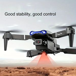 E99pro Drone With HD Camera, One-key Takeoff And Landing, Altitude Hold, One-key 360° Stunt Rolling, Four-axis Aircraft, Entry-level Foldable Remote Control UAV Toy