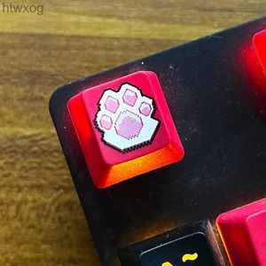 Keyboard spersonalizowane keykaty do mechanicznej klawiatury Keycap Niestandardowe dekoracja pbt czerwone urocze anime przezroczyste kryształowe klawisze ESC CAPS YQ240123