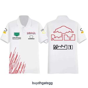 男子と女性の新しいTシャツF1 F1ポロ服トップレースチームユニフォームレースプラス夏のカーファンEE7x