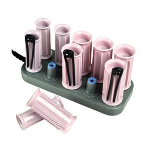 10 Pcs/Set Electric Roll Hair Tube Heated Roller Hair Curly Styling Sticks Tools MH88 240119