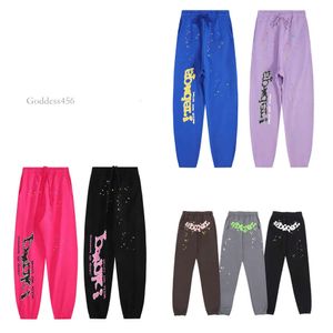 Tasarımcı Örümcek Vintage Kargo SP5der Pants Joggers Sweetpants Cargolar Graffiti Baskı Sweetpant Jogger Pantalon High Street Ucuz Loe