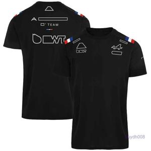 Herr- och kvinnors nya T-shirts Formel One F1 Polo kläder Topp Summer Team Racing Suit Officiell Samma stil överdimensionerad avslappnad stil