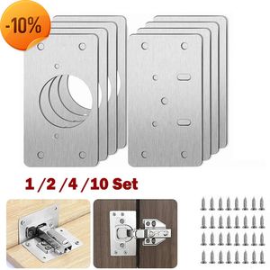 Novos outros eletrodomésticos placa de reparo de dobradiças porta de armário dobradiças de gaveta kit de reparo de móveis de cozinha dobradiça de porta placa de montagem hardware de fixação