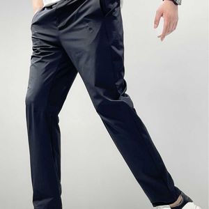 Men's Pants Summer men's quick dry pants Black thin men's and women's sports casual pants breathable sweat elastic Q240123