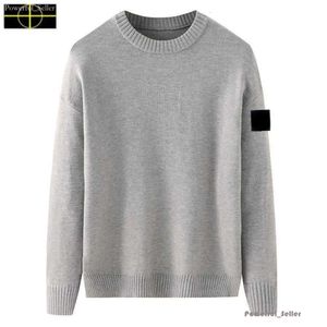 Swery Stones Islandss Mens Designer Stones Islandss Bluzy długie kamienie pullover z kapturem para odzieży jesień i wiosenne ciepłe technologie białe lis z kapturem 1861