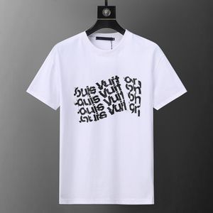 Yeni Yaz Yakın Uygun T-Shirt Sıradan Erkekler T-Shirt Kadın T-Shirt Tasarımcısı T-Shirt Yuvarlak Boyun Mektup Deseni Kısa Kollu Asya Boyutu M-XXXL
