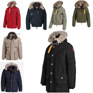 Designer Mens Down Parkas Sleeve Hooded Warme Outwear Coat Long Style päls Löst Hip Hop Man kläder Top Jumper Jacketstop