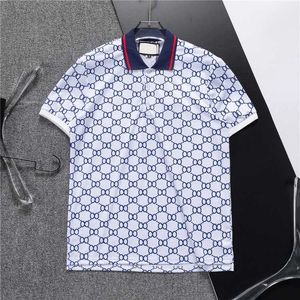 Mens Polo 2024 Verão Casual Camisetas Designer Mens Polos Carta Imprimir Moda Polo Tamanho M-XXXL