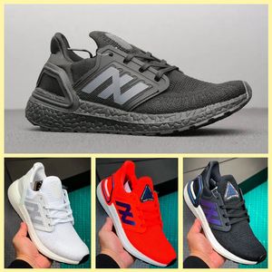 Тренер Classic Ultraboosts 20 UB Casual Shoes Men Men Women 6.0 4.0 5.0 Ultra Core Triple Black White Solar Blue Outdoor Runner Metallic Tech Indigo Dash Grey