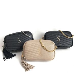 Luxurys Womens Travel Tassel Clutchカメラバッグメンズ高品質のハンドバッグデザイナーキルティングキャビアクロスボディバッグLad