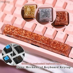 Tangentbord Creative DIY Keyboard KeyCaps Personlig handgjorda spel Keycap för mekaniska tangentbord ECS Key Cherry MX Axis Söt nyckel Cap YQ240123