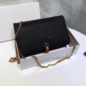 Envelope with caviar shoulder bags Classic chain handbags High quality Cross body bag Messenger bag with box236R