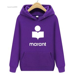 Marke Herren Hoodies Marant Sweatshirts Frühling und Herbst Neue Hoodie Casual Sweatshirt Gedruckt Unisex Langarm Pullover I6PG