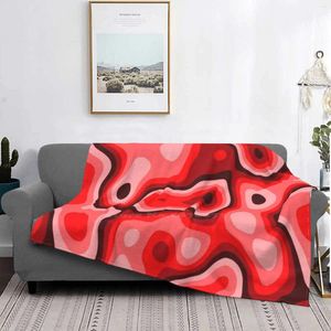 Blankets Abstract Red Selling Room Household Flannel Blanket Advertising Artistic Background Banner Beautiful Blue Bright