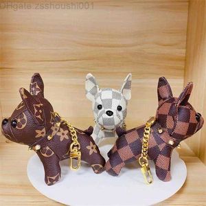 Best Selling Keychains Fashion Key Buckle Purse Pendant Bags Dog Design Doll Chains Keychain 6 Color Top Quality M0UB