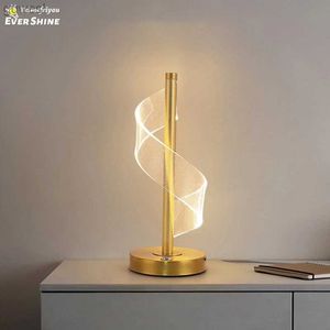 Desk Lamps Nordic LED Table Lamp Indoor Lighting Dimmable Touch Switch Living Room Bedroom Bedside Light Hotel Modern Decoration Desk Lamps YQ240123