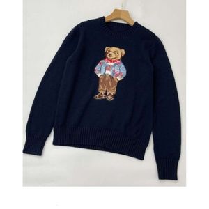 سترات سترات سترات للسيدات الشتاء ناعم الأساس نساء pullover cotton RL Bear يسحب الموضة المحبوكة الطائر Top Sueters de Mujer 68